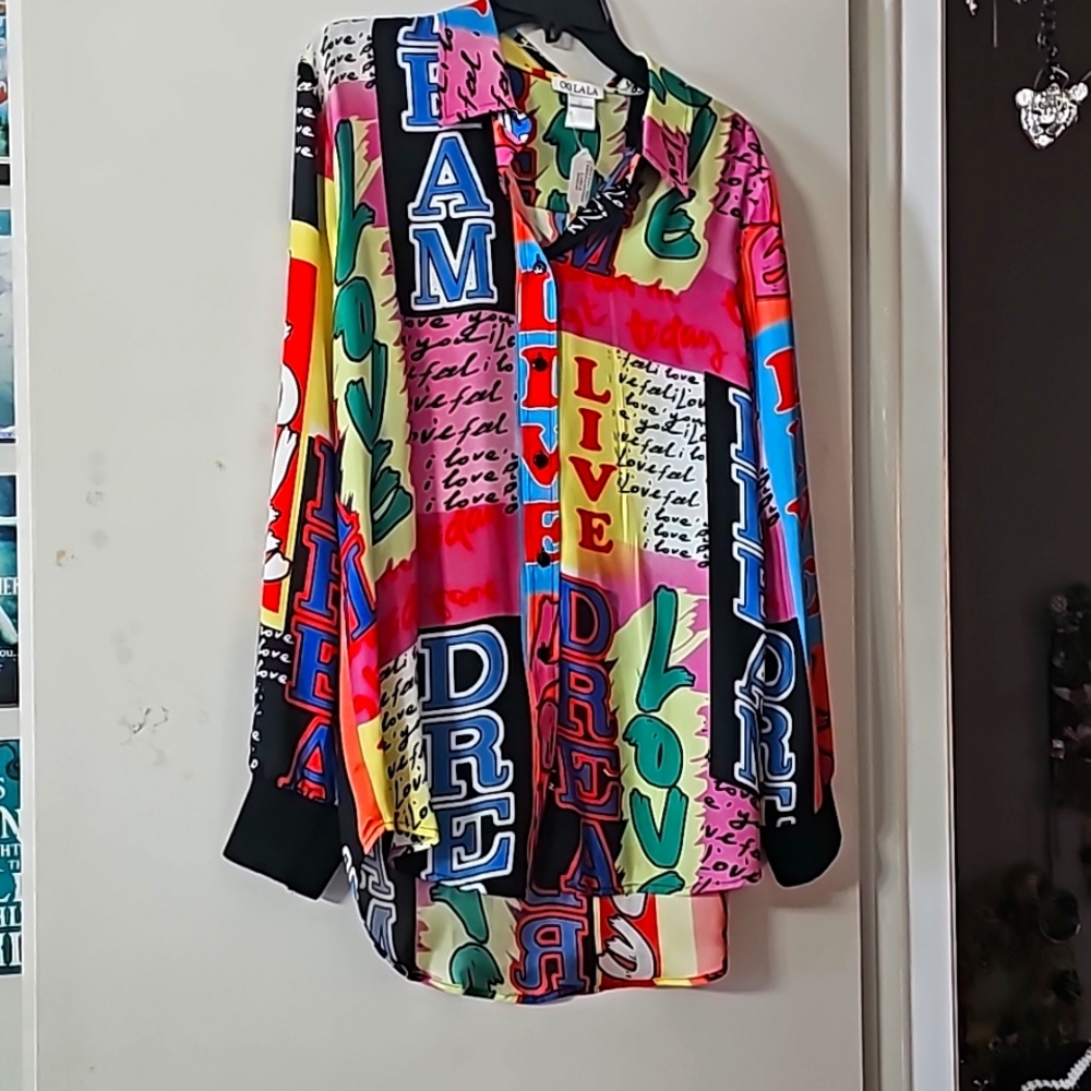 Colorful Graphic Women's Top